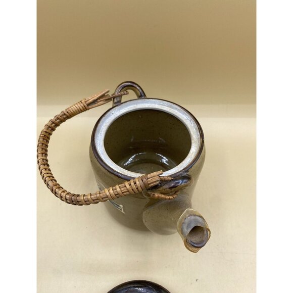 OTAGIRI Fish Stoneware Tea Set Teapot & 4 Cups Japan Vintage - Picture 10 of 12